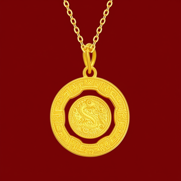 大黄金项链图片