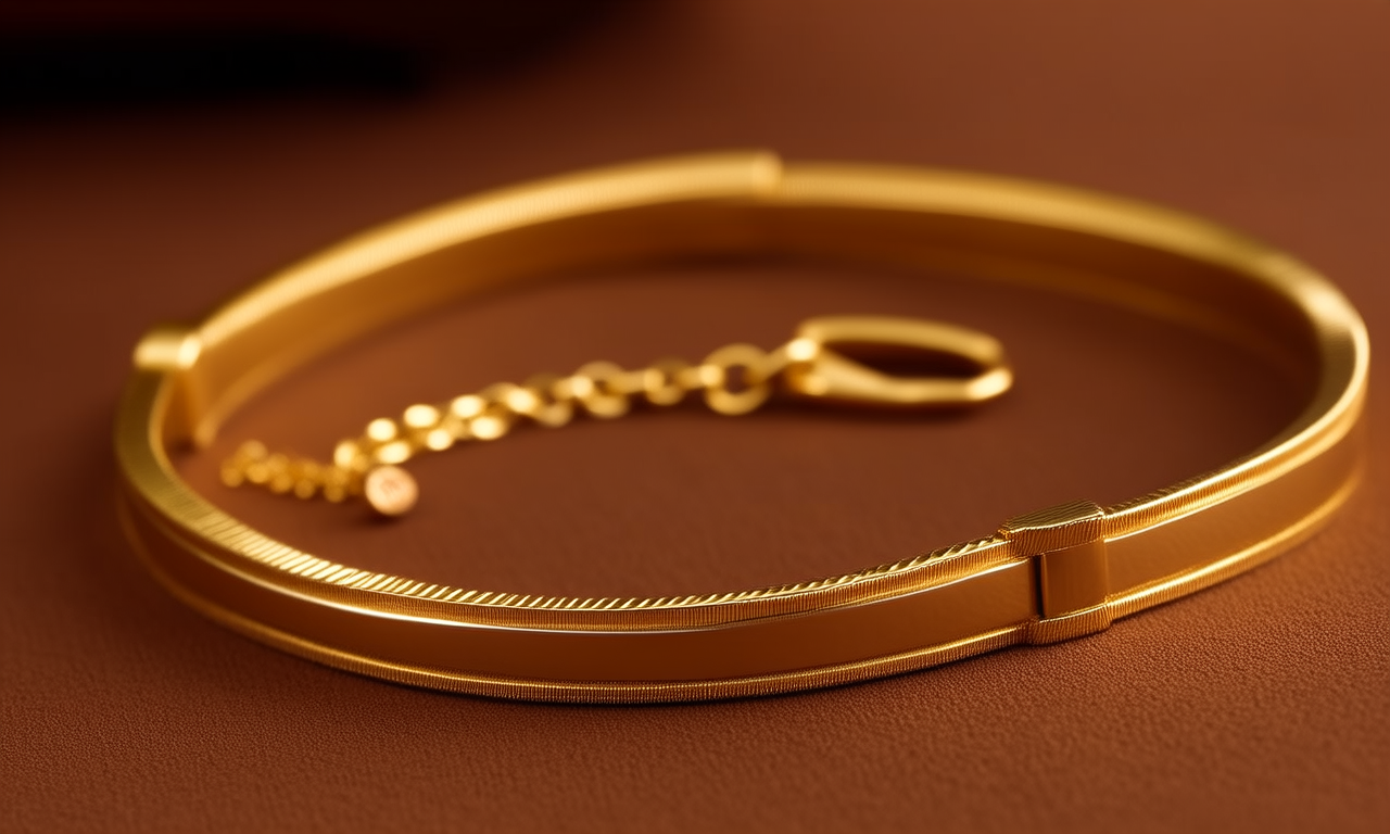 4克黄金手链图片