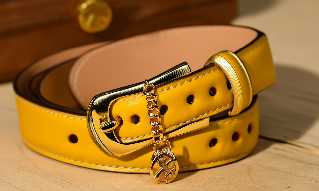 黄金皮带手链图片