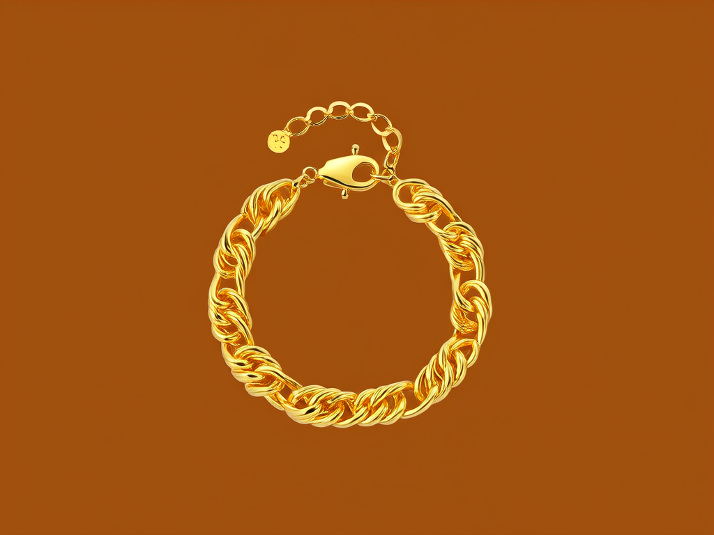 黄金手链首饰图片