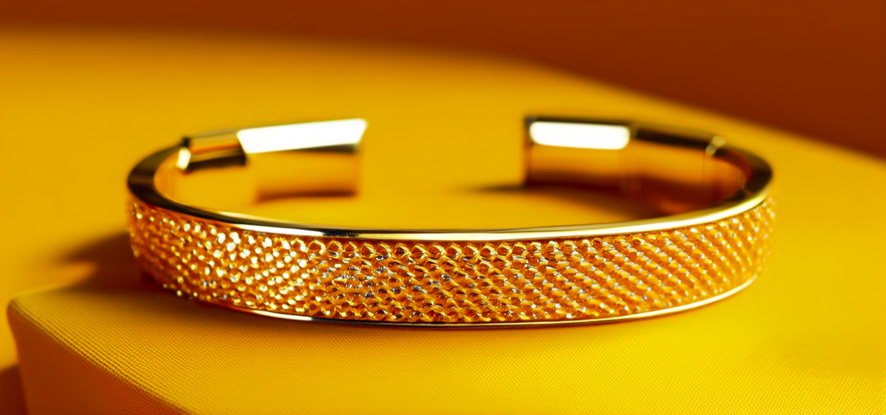 黄金手链女款图片