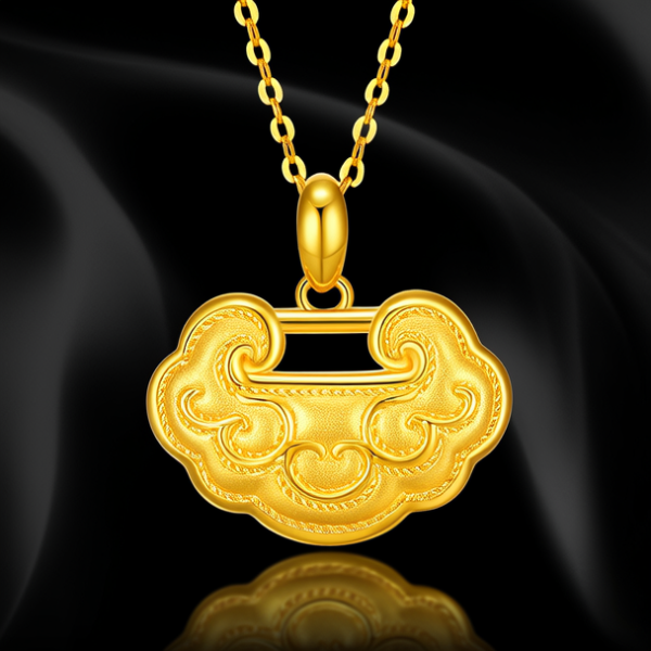 黄金如意吊坠图片大全