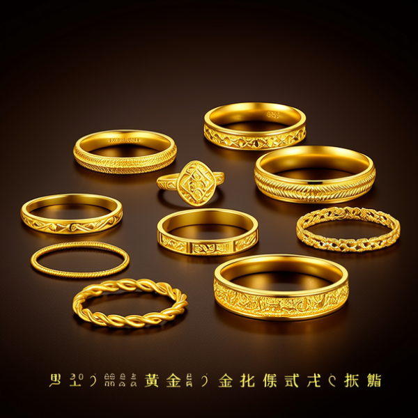 黄金戒男款式图片欣赏